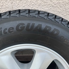 ハイエース　200系　純正アルミホイール4本　スタッドレス付き