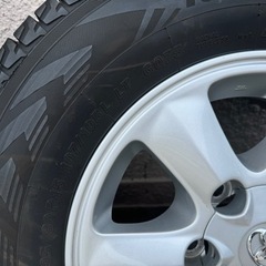 ハイエース　200系　純正アルミホイール4本　スタッドレス付き