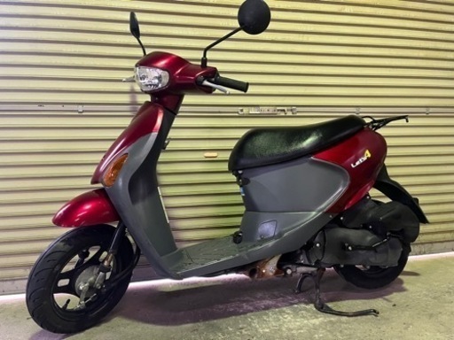 【売約済】美品 実働 BT新品 スズキ CA45A レッツ4  4スト原付 スクーター ワインレッド