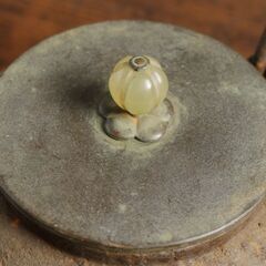 ⭐︎期間限定SALE⭐︎龍文堂造 鉄茶瓶 銅蓋のツマミが珍しい