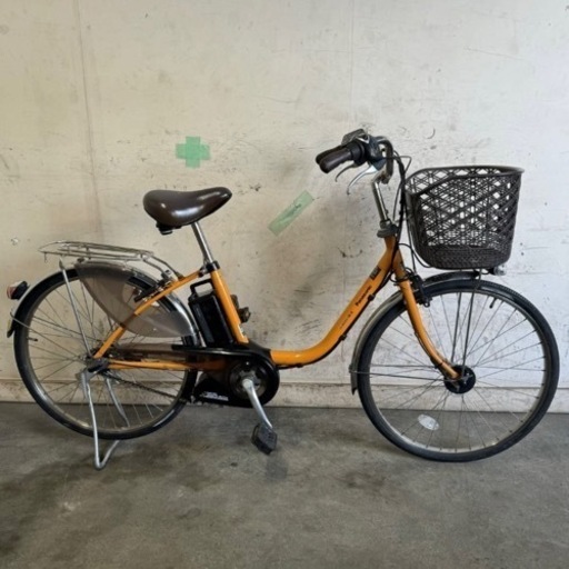 515□岐阜発　△ Panasonic vivi SX/電動アシスト自転車/24インチ/3段変速/バッテリー6.6Ah/サドル破れあり/防犯有り/現状品　R6.1/23□2.5
