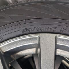 スタッドレスタイヤ　195/65R15　PCD100