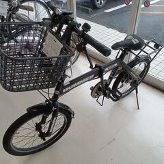 ☆ジモティ割あり☆ 折りたたみ自転車 5段ギア 20インチ ブラック