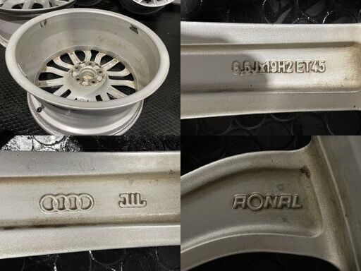 ホット販売 AUDI アウディ A6 S6 4G Sライン 純正 19インチ ホイール 4