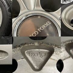 タイヤ走行短め 23年製【BS VRX3 215/60R17】スタッドレス【ECO FORME 