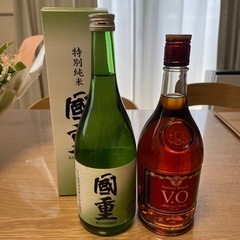 お酒 日本酒・ブランデー　2本セット