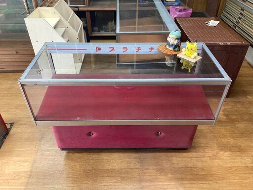 昭和レトロ　当時物 筆記具陳列ケース 昭和レトロ ガラスケース アンティーク