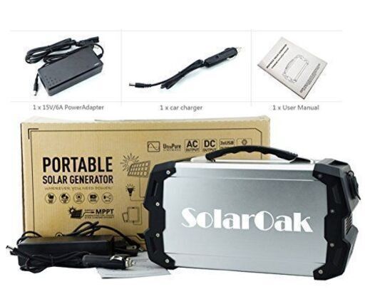 7/3在庫あり 残1 SolarOak ポータブル電源 PSE認証済 大容量 97200mAh/360Wh AC/DC/USB出力 アウトドア キャンプ 停電 防災グッズ 非常用電源