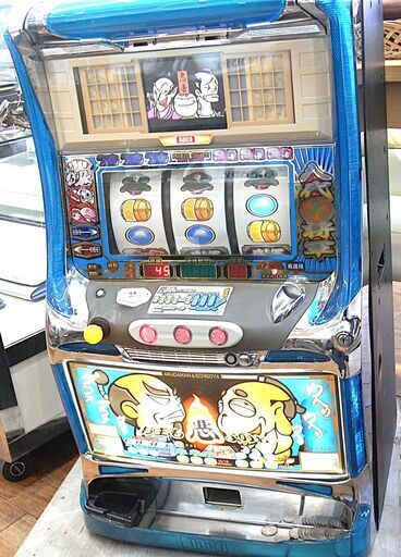 ★ 4号機スロット実機★吉宗S 悪代官＆越後屋パネル 家パチ仕様 初代 【モノ市場東浦店】