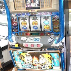 ★ 4号機スロット実機★吉宗S 悪代官＆越後屋パネル 家パチ仕様 初代 【モノ市場東浦店】
