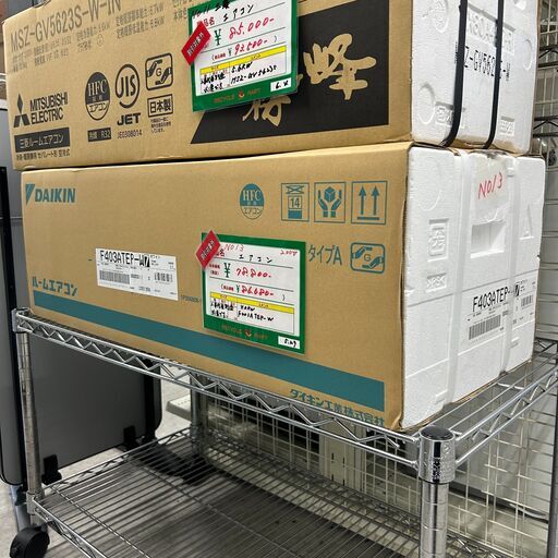 【ジ148】新品 DAIKIN ダイキン エアコン F403ATEP-W 4.0kw 200V (ma)