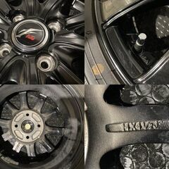 DUNLOP WM03 155/65R14】スタッドレス【Fang 14インチ 4.5J4HPCD100+45 
