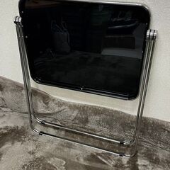 クリア 折りたたみテーブル ブラック クリア 折りたたみテーブル ブラック