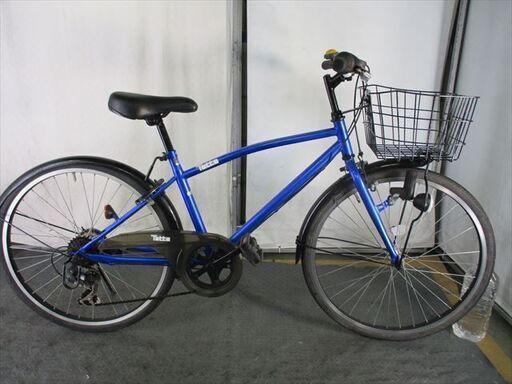 Ｄ594　★7500円★整備済み 中古子供自転車 tatta【青　24インチ 】