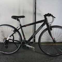 Ｄ595　★19800円★整備済み クロスバイク中古自転車 【corratec　SHAPE　黒　44ｃｍ】