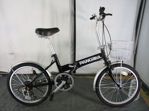 D597　★11000円★　折りたたみ中古自転車【20インチ 　黒】
