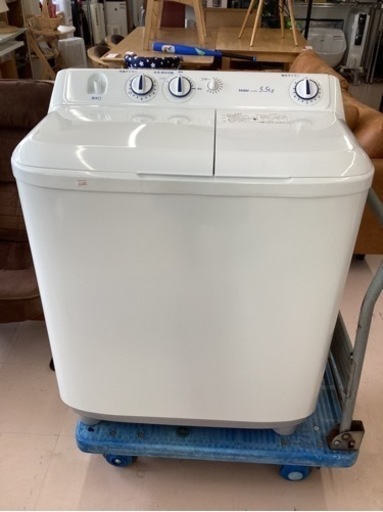 美原店　二層式洗濯機 Haier ハイアール 全自動洗濯機 JW-W55E 2016年製 洗濯容量5.5kg家電 生活家電 洗濯機