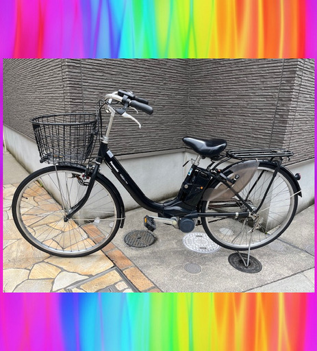 大容量8.9Ah！Panasonic　ビビ　26インチ　 電動自転車　電動アシスト自転車　6215