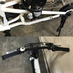 520★岐阜発　△METEOR STREET RIDING/子供用マウンテンバイク△20インチ/6段変速/ホワイト/走行確認/防犯有り/現状品　R5.11/9★y