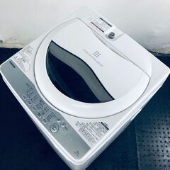 ID:sd25507 東芝 TOSHIBA 洗濯機 一人暮らし 中古 2018年製 全自動洗濯機 5.0kg ホワイト 送風 乾燥機能付き AW-5G6(W)  【リユース品：状態B】【送料無料】【設置費用無料】