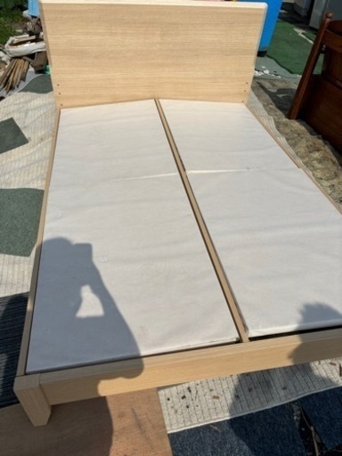 家具☆ベッド☆ダブル☆木製☆美品です♪