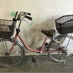 525★岐阜発　△Panasonic/パナソニック/ALEX/自転車△シナモンJP△24インチ/走行確認/傷汚れ有り/鍵付き/防犯有り/現状品　R5.7/28★