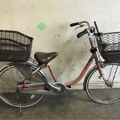 525★岐阜発　△Panasonic/パナソニック/ALEX/自転車△シナモンJP△24インチ/走行確認/傷汚れ有り/鍵付き/防犯有り/現状品　R5.7/28★