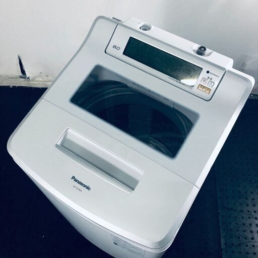 ID:sg218077 パナソニック Panasonic 洗濯機 一人暮らし 大きめ 中古 2018年製 全自動洗濯機 8.0kg ホワイト 送風 乾燥機能付き NA-SJFA805  【リユース品：状態A】【送料無料】【設置費用無料】