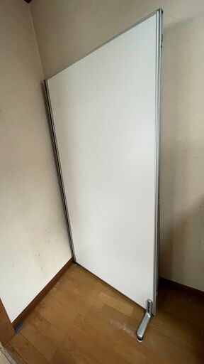カグクロ ホワイトローパーテーション（H1800×W900）オフィス用パーテーション