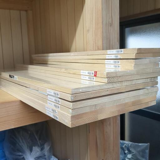 ファルカタ集成材　910×300×13【1枚1000円】