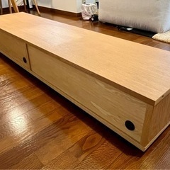 無印　テレビボード　テレビ台　タモ材 楽天市場】無印良品MUJI タモ材 シェルフ1段 テレビボード