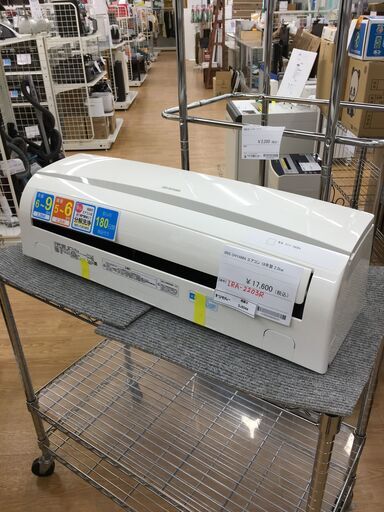 ★ジモティ割あり★ アイリスオーヤマ エアコン  2.2kw 18年製 室内機分解洗浄 SJ6044