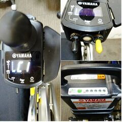 ①YAMAHA 電動車椅子 動作良好 介護用品 車椅子用クッション付き