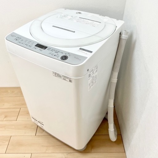 関西地域.配送設置可能⭕️】激安‼️20年製 7キロ SHARP洗濯機ES-GE7E  
