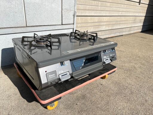 LPガス用 2口 ガステーブル リンナイ RT64JH-R 2015年製 中古動作品 クリーニング済み
