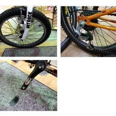 スペシャライズド 20インチ マウンテンバイク 子供用自転車 自家塗装 6段変速 スタンド付き オレンジ SPECIALIZED   西岡店