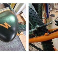 スペシャライズド 20インチ マウンテンバイク 子供用自転車 自家塗装 6段変速 スタンド付き オレンジ SPECIALIZED   西岡店