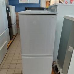 ★【シャープ】2ドア冷蔵庫  2018年製  137L［SJ-D14-S］【3か月保証★配達に設置を】💳自社配送時🌟代引き可💳※現金、クレジット、スマホ決済対応※   