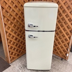 【愛品館江戸川店】保証充実 オーヤマ 2022年製 114L 2ドア冷凍冷蔵庫 PRR-122D-W