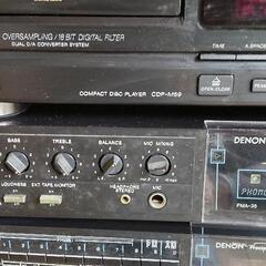 denon システム コンポ セット ＋ sony CDP-59