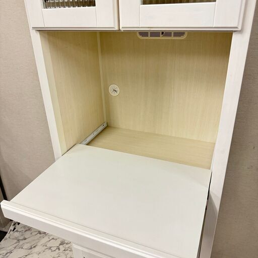 18629 NITORI 2枚ガラス扉キッチンボード ◇大阪市内・東大阪市他 