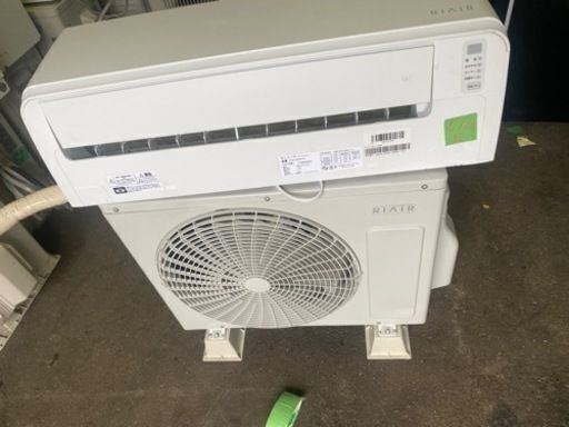 取付工事込み金額 RIAIR YHA-S22M-W ヤマダオリジナル リエア エアコン 2022年モデル 主に6畳用 ホワイトYHAS22MW
