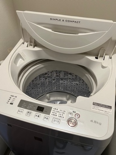 SHARP 洗濯機 4.5kg