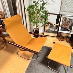 Nychair X ニーチェア＋オットマンセット カーキ色