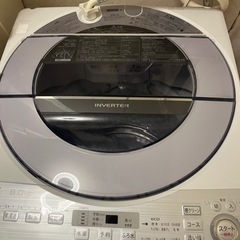 シャープ　全自動洗濯機　8キロ