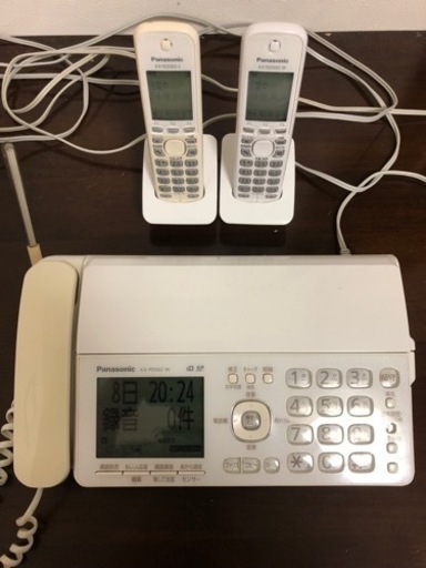 Panasonic おたっくす【FAX電話機+子機2台】KX-PD502DW