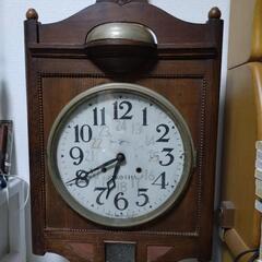 柱時計  古時計  レトロ  アンティーク  昭和 大正  掛け時計