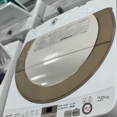 送料・設置込み可 洗濯機 7kg SHARP 2017年