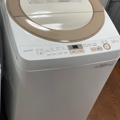 送料・設置込み可 洗濯機 7kg SHARP 2017年