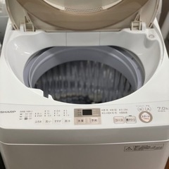 送料・設置込み可 洗濯機 7kg SHARP 2017年